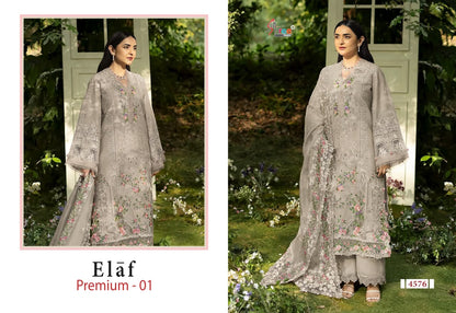 Elaf Premium 01 Shree Fabs Cotton Pakistani Salwar Suits Manufacturer India