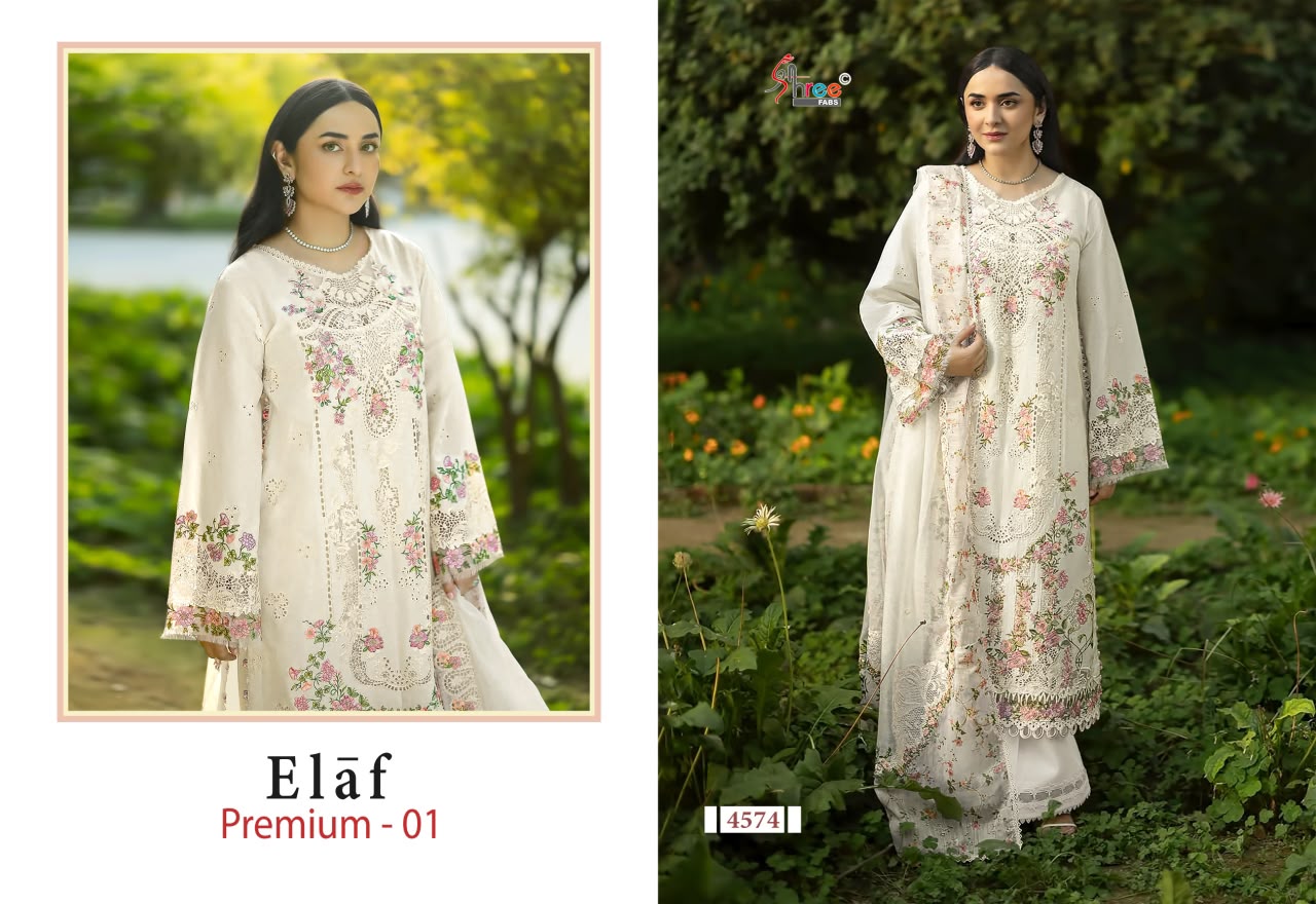 Elaf Premium 01 Shree Fabs Cotton Pakistani Salwar Suits Manufacturer India