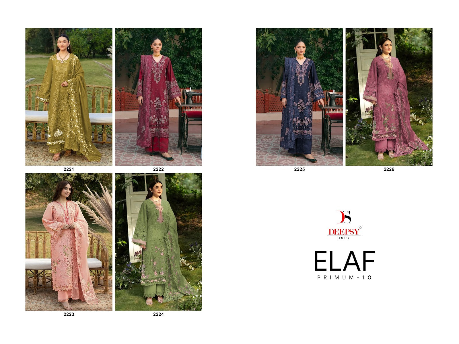 Elaf Premium 10 Deepsy Cotton Pakistani Patch Work Suits Manufacturer Gujarat