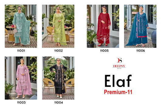 Elaf Premium 11 Deepsy Cotton Pakistani Patch Work Suits Wholesaler Gujarat