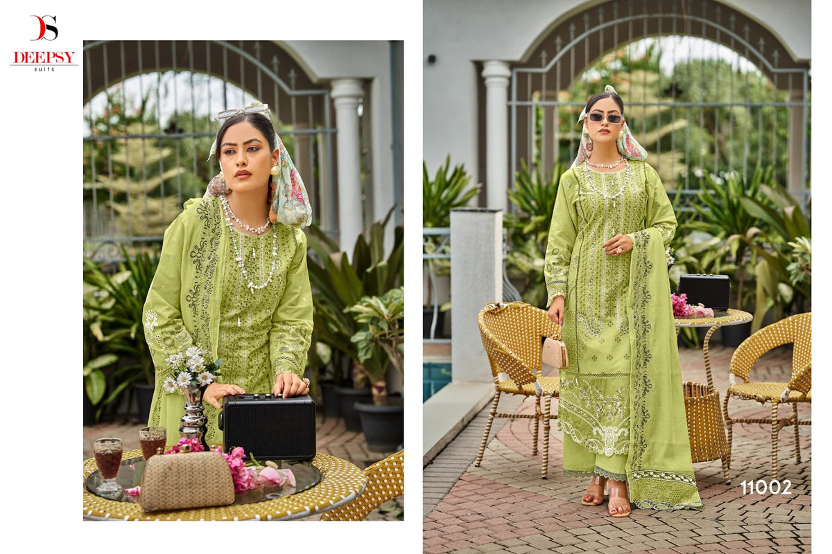 Elaf Premium 11 Deepsy Cotton Pakistani Patch Work Suits Wholesaler Gujarat