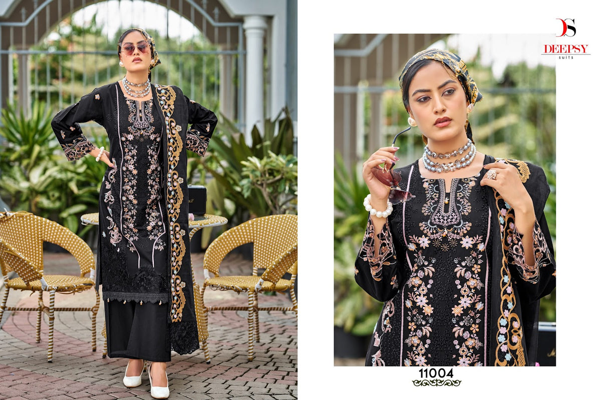 Elaf Premium 11 Deepsy Cotton Pakistani Patch Work Suits Wholesaler Gujarat