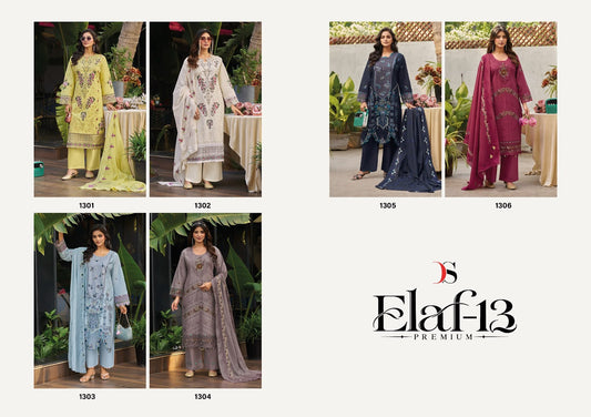 Elaf Premium 13 Deepsy Cotton Pakistani Patch Work Suits Wholesale Price