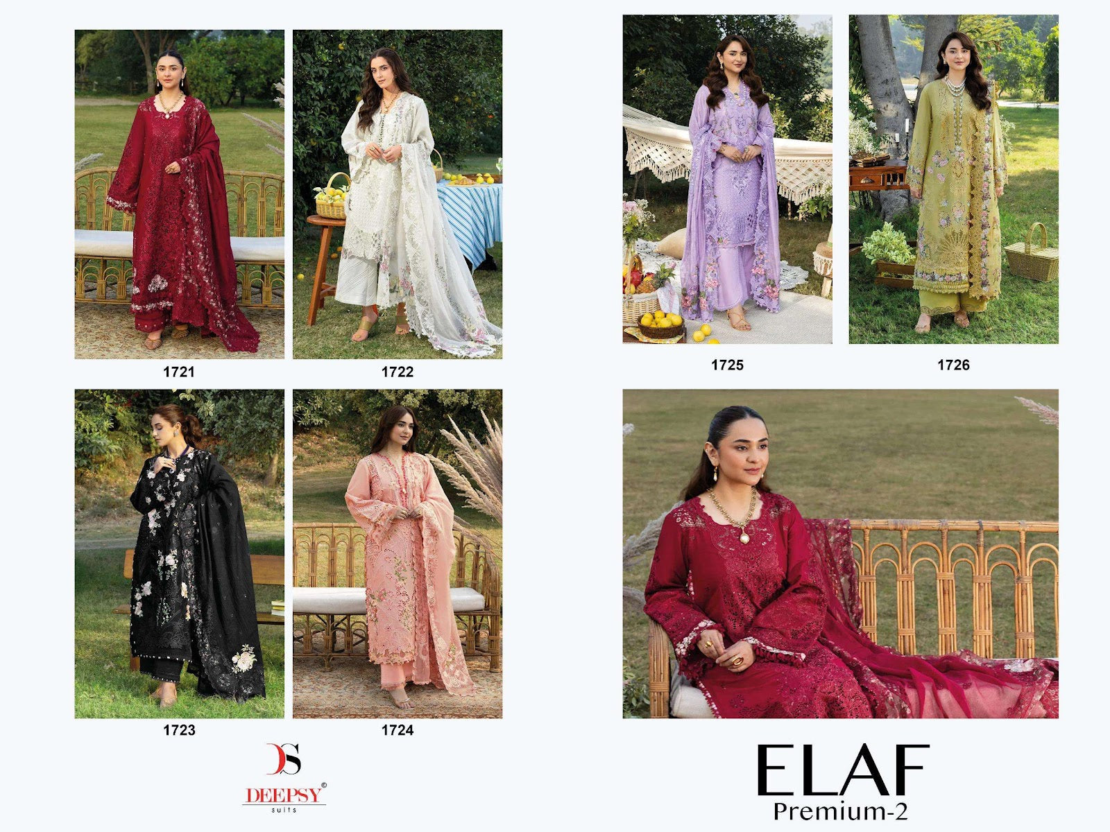 Elaf Premium 2 Deepsy Cotton Pakistani Patch Work Suits Wholesaler Gujarat