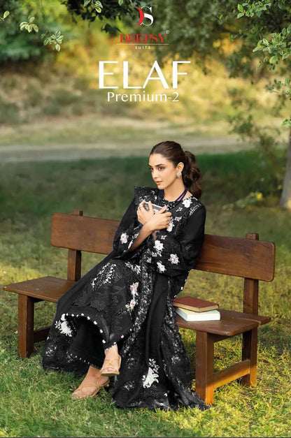 Elaf Premium 2 Deepsy Cotton Pakistani Patch Work Suits Wholesaler Gujarat