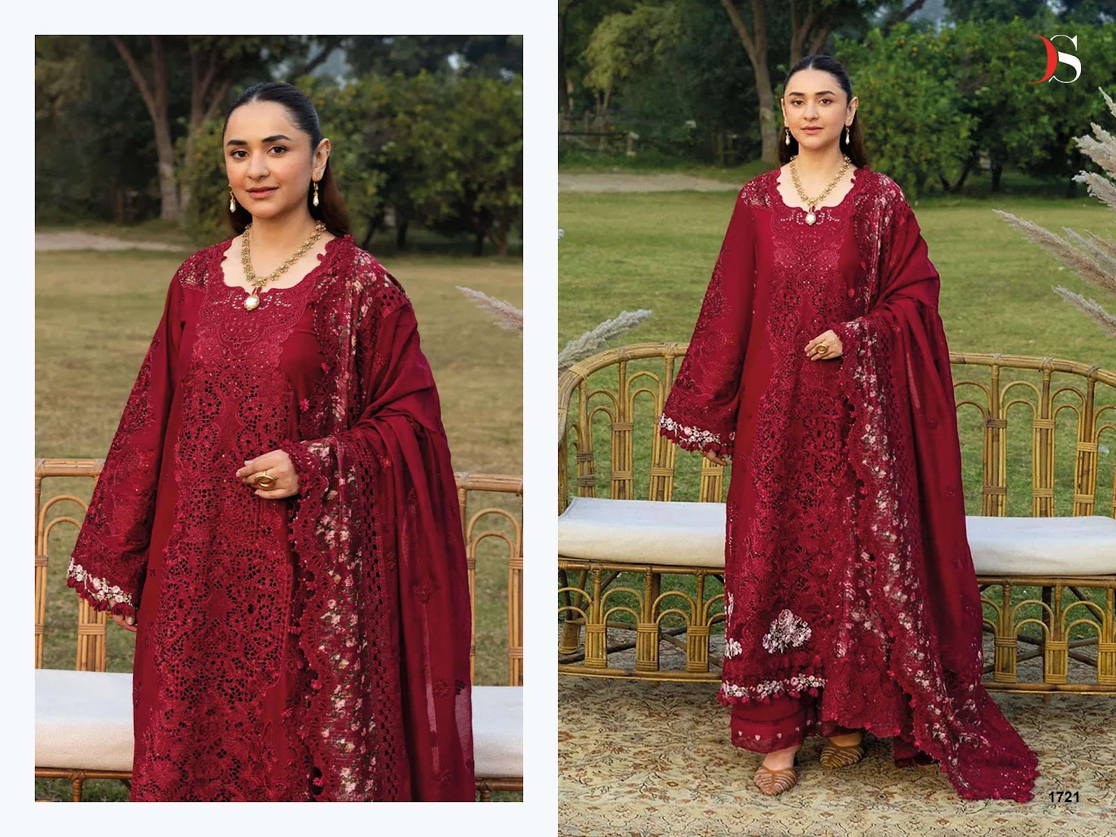 Elaf Premium 2 Deepsy Cotton Pakistani Patch Work Suits Wholesaler Gujarat
