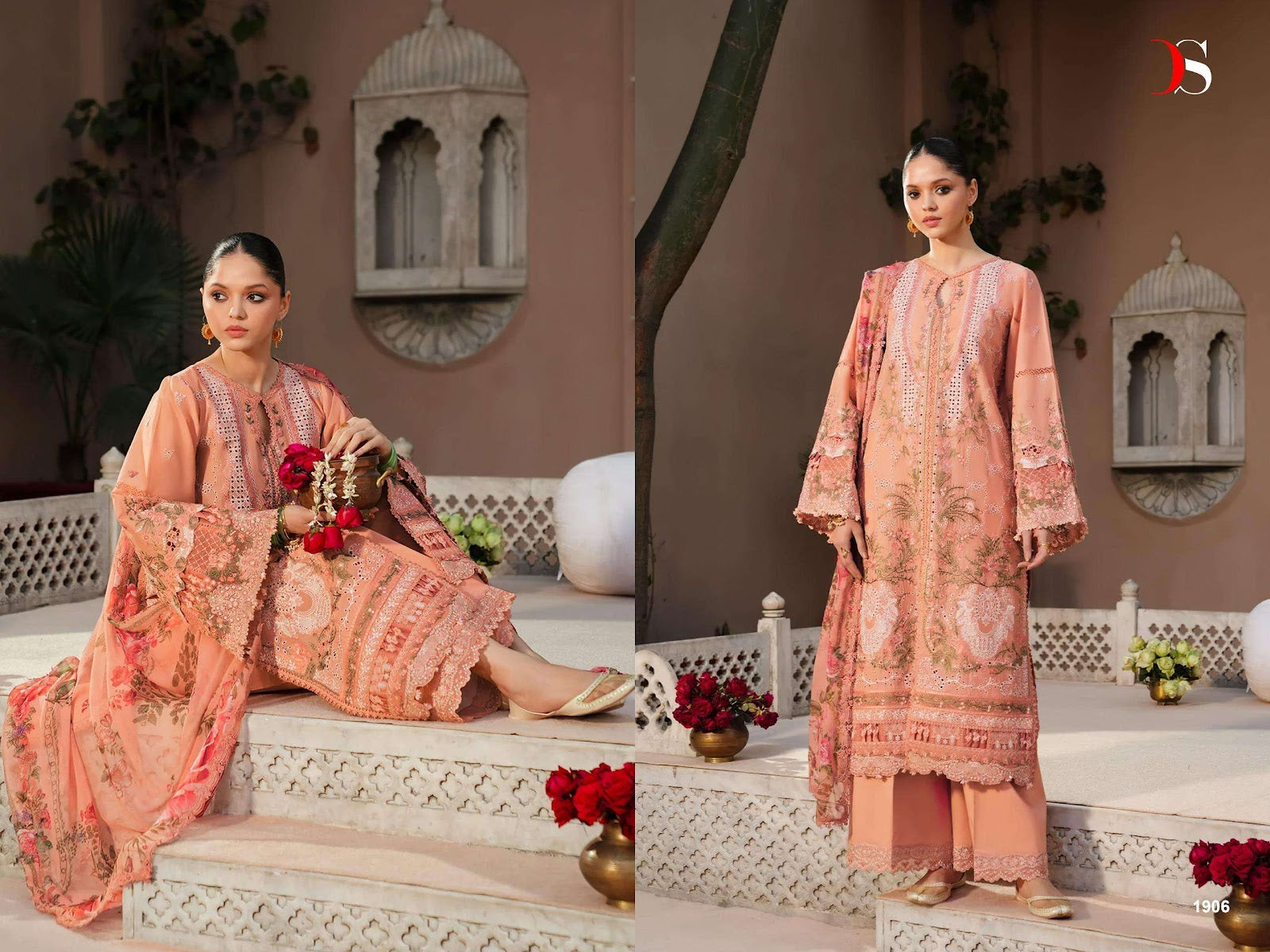 Elaf Premium 4 Deepsy Cotton Pakistani Salwar Suits Exporter Gujarat