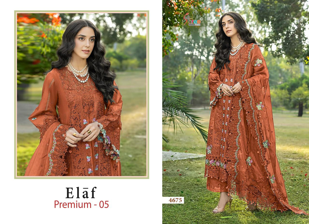 Elaf Premium 5 Shree Fabs Cotton Pakistani Salwar Suits Manufacturer Gujarat