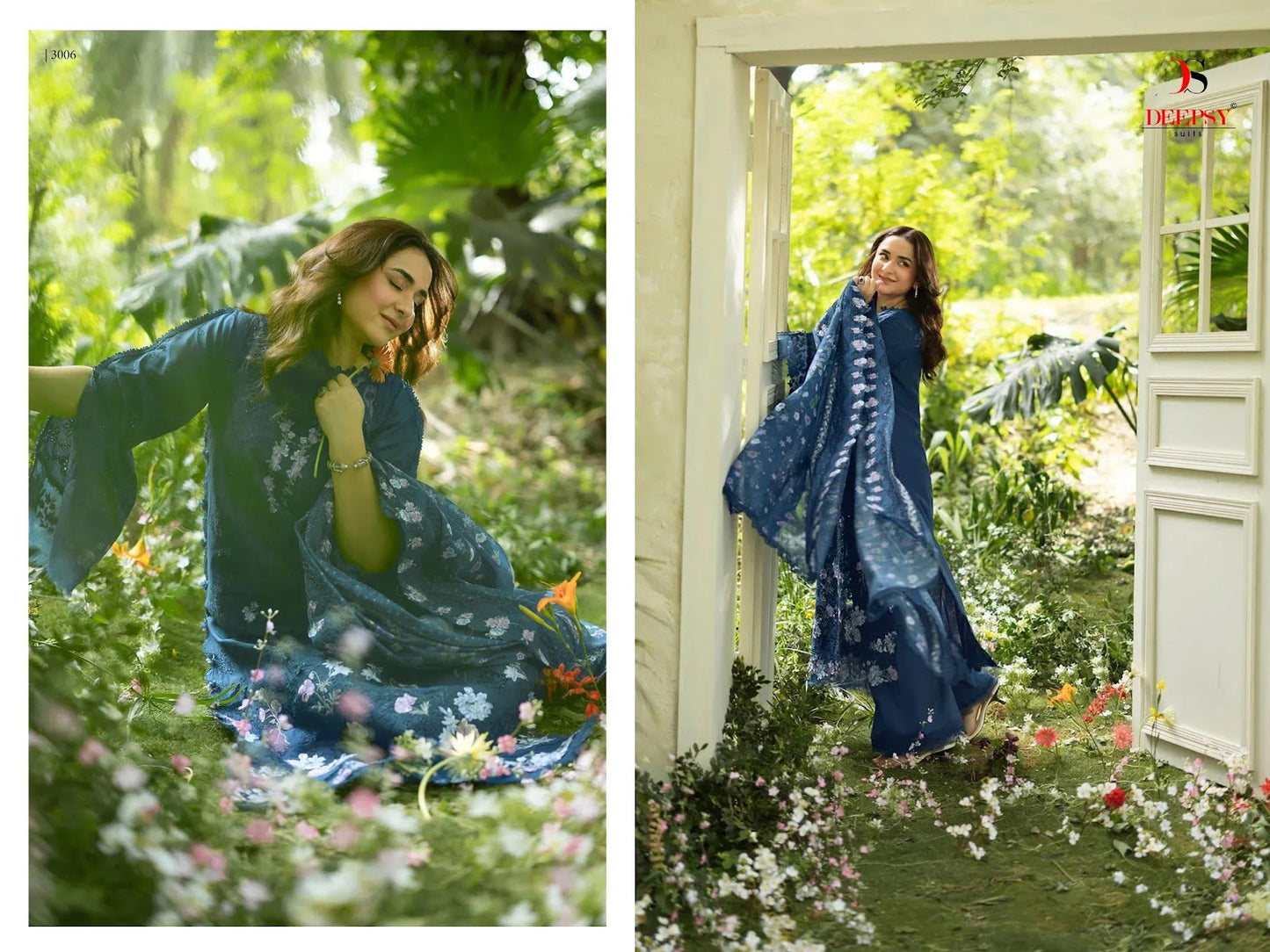 Elaf Premium 7 Deepsy Cotton Pakistani Patch Work Suits Exporter India