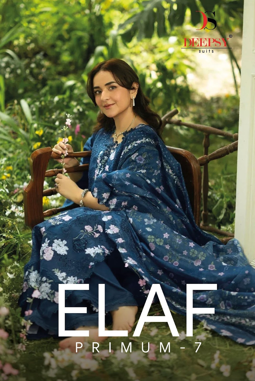 Elaf Premium 7 Deepsy Cotton Pakistani Patch Work Suits Exporter India