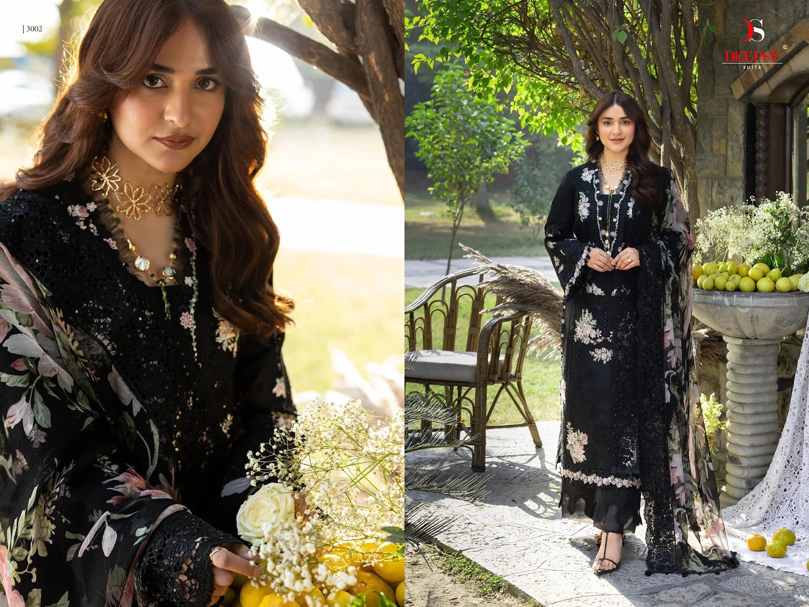 Elaf Premium 7 Deepsy Cotton Pakistani Patch Work Suits Exporter India