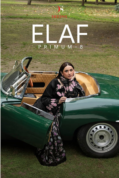 Elaf Premium 8 Deepsy Cotton Pakistani Patch Work Suits Wholesaler Ahmedabad