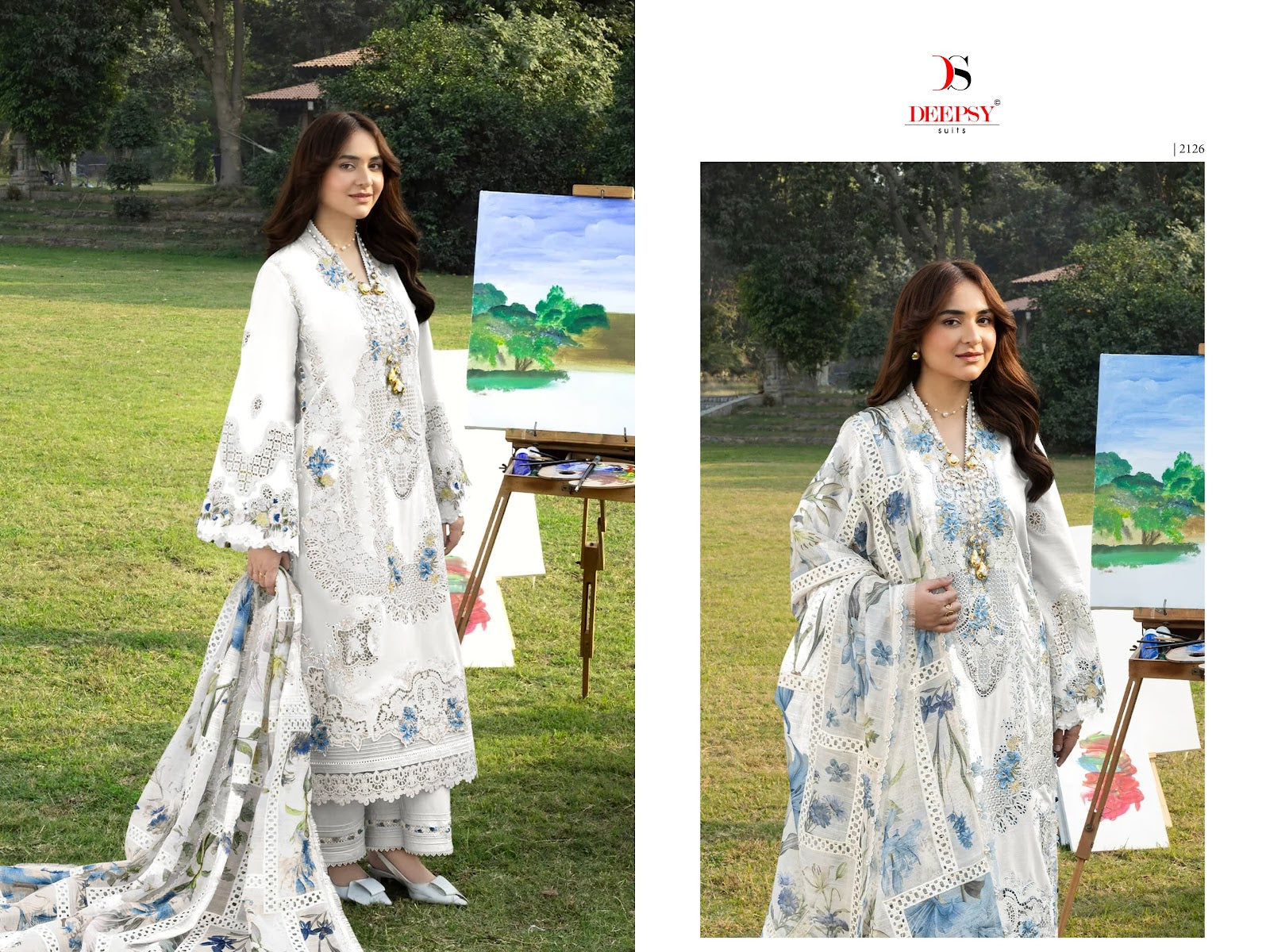 Elaf Premium 8 Deepsy Cotton Pakistani Patch Work Suits Wholesaler Ahmedabad
