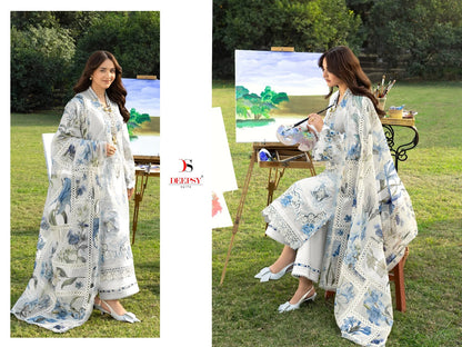Elaf Premium 8 Deepsy Cotton Pakistani Patch Work Suits Wholesaler Ahmedabad