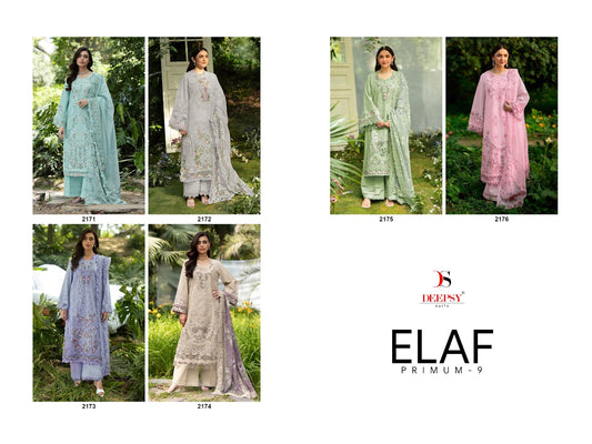 Elaf Premium 9 Deepsy Cotton Pakistani Patch Work Suits Wholesale Price
