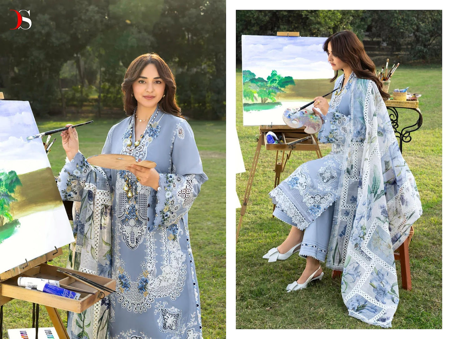 Elaf Premium Deepsy Cotton Pakistani Patch Work Suits Wholesaler