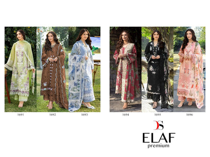 Elaf Premium Deepsy Cotton Pakistani Patch Work Suits Wholesaler