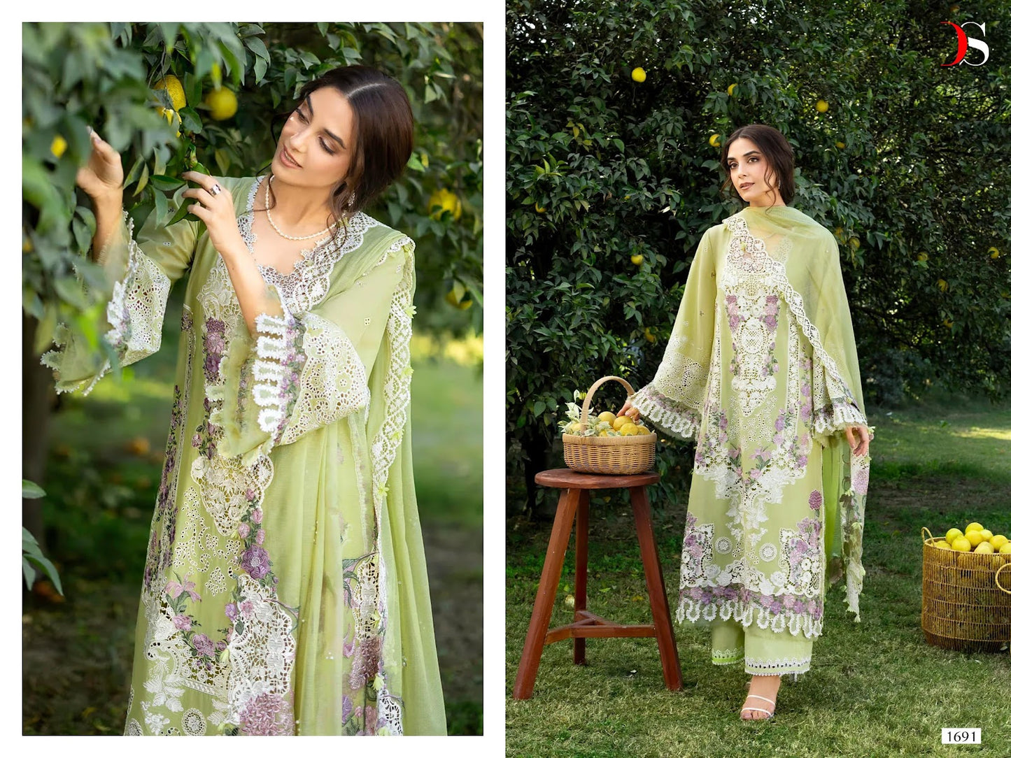 Elaf Premium Deepsy Cotton Pakistani Patch Work Suits Wholesaler