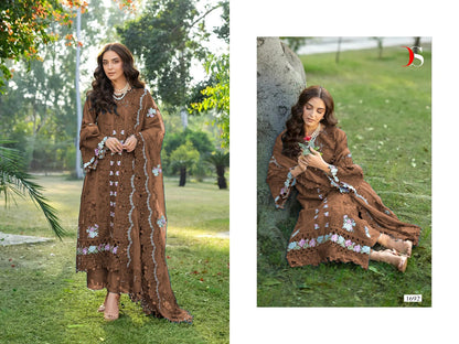 Elaf Premium Deepsy Cotton Pakistani Patch Work Suits Wholesaler