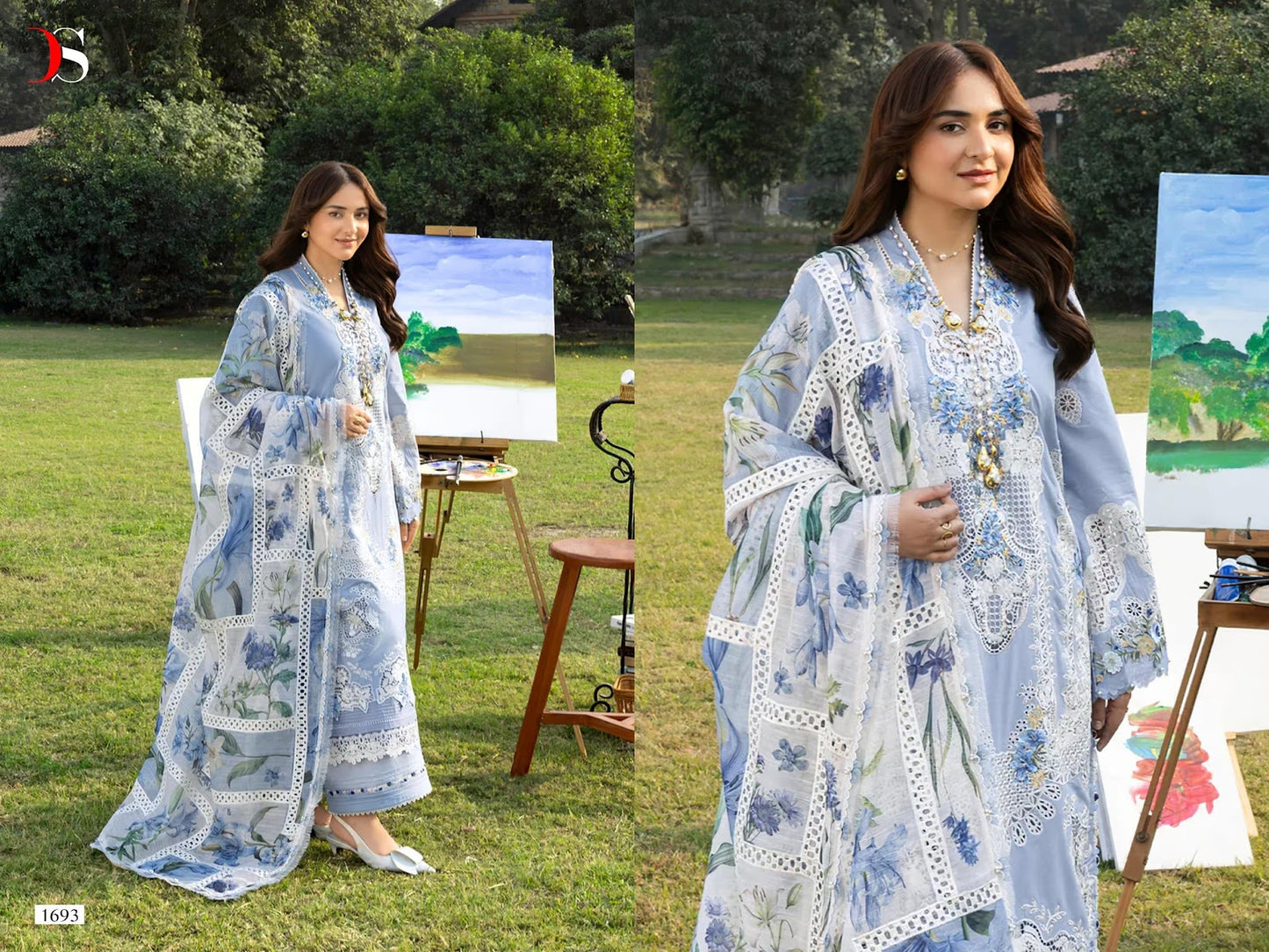 Elaf Premium Deepsy Cotton Pakistani Patch Work Suits Wholesaler