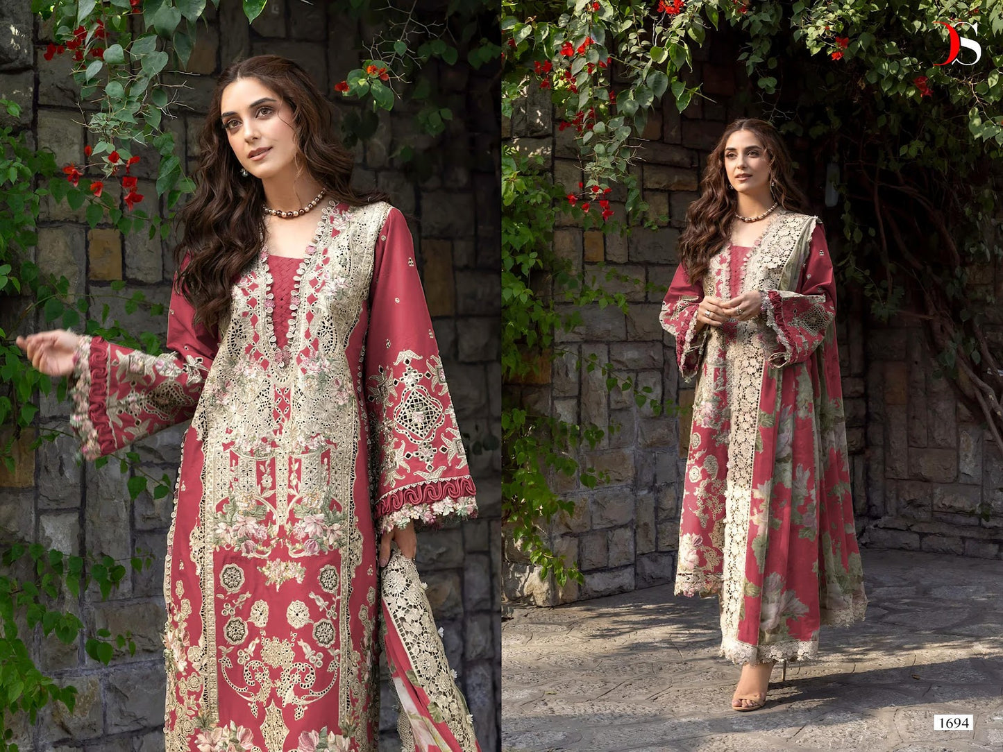 Elaf Premium Deepsy Cotton Pakistani Patch Work Suits Wholesaler