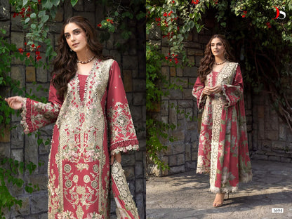 Elaf Premium Deepsy Cotton Pakistani Patch Work Suits Wholesaler
