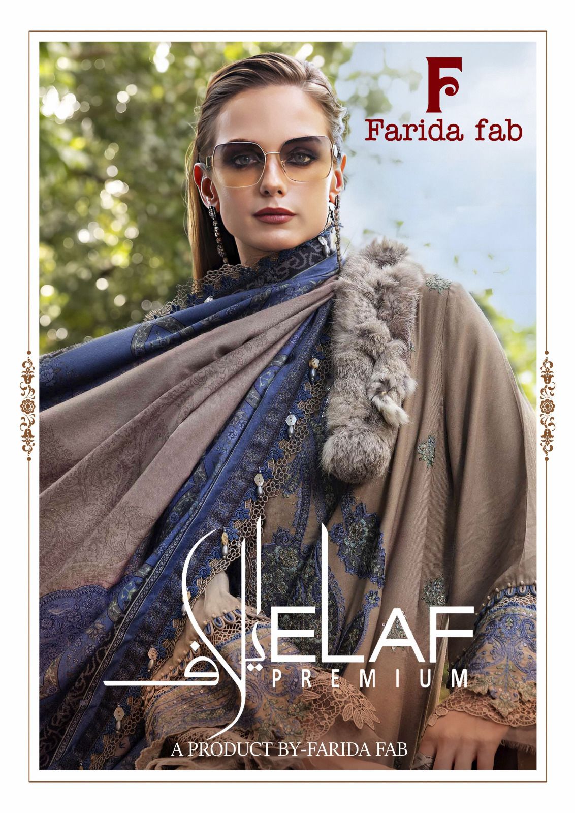 Elaf Premium Farida Fab Lawn Cotton Karachi Salwar Suits Wholesaler