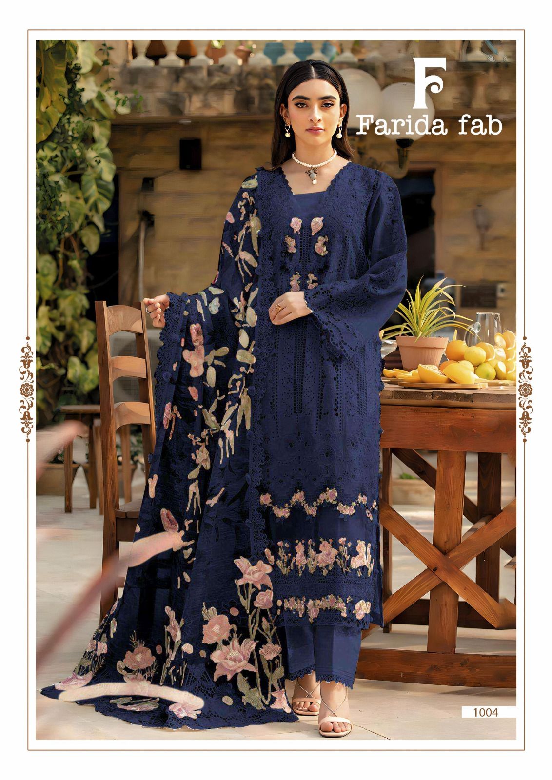 Elaf Premium Farida Fab Lawn Cotton Karachi Salwar Suits Wholesaler