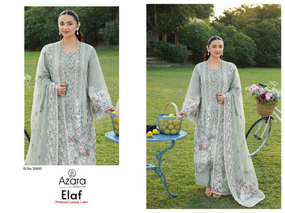 Elaf Premium Luxury Lawn Vol 2 Azara Cotton Pakistani Patch Work Suits Wholesale Price