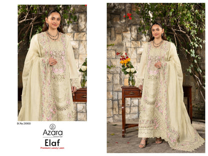 Elaf Premium Luxury Lawn Vol 2 Azara Cotton Pakistani Patch Work Suits Wholesale Price