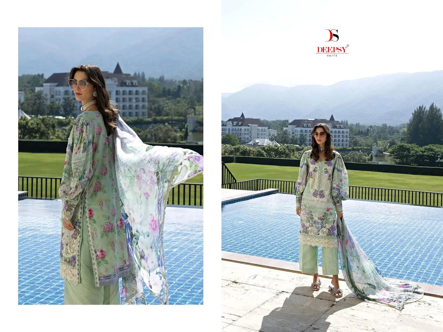 Elaf Premium Signature 2 Deepsy Cotton Pakistani Patch Work Suits Wholesaler Gujarat
