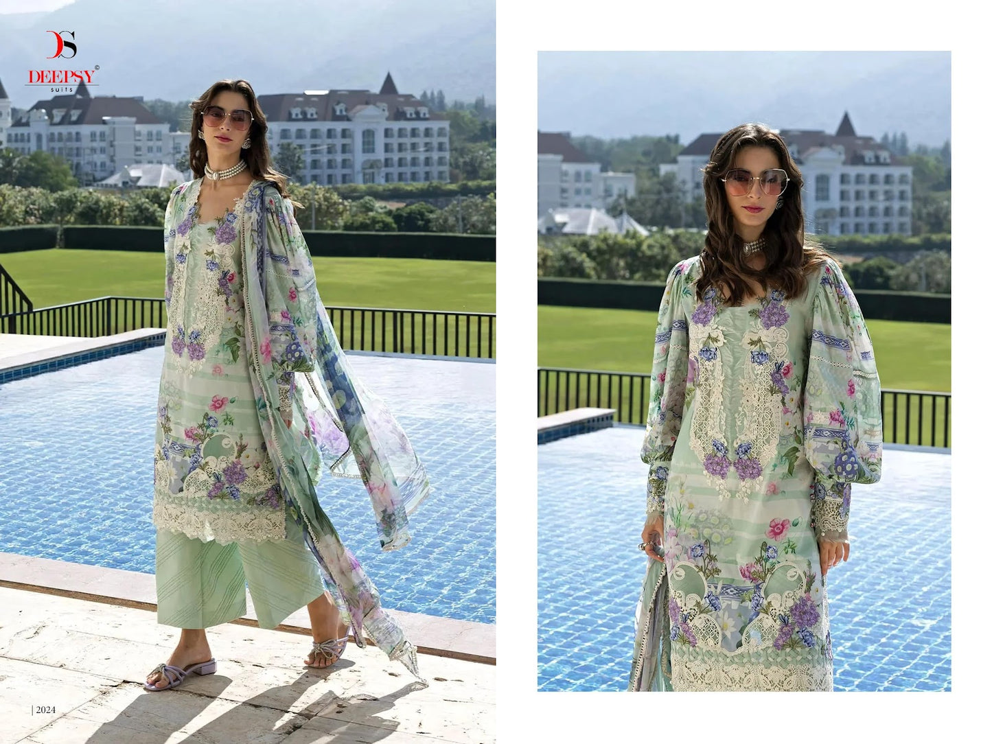 Elaf Premium Signature 2 Deepsy Cotton Pakistani Patch Work Suits Wholesaler Gujarat