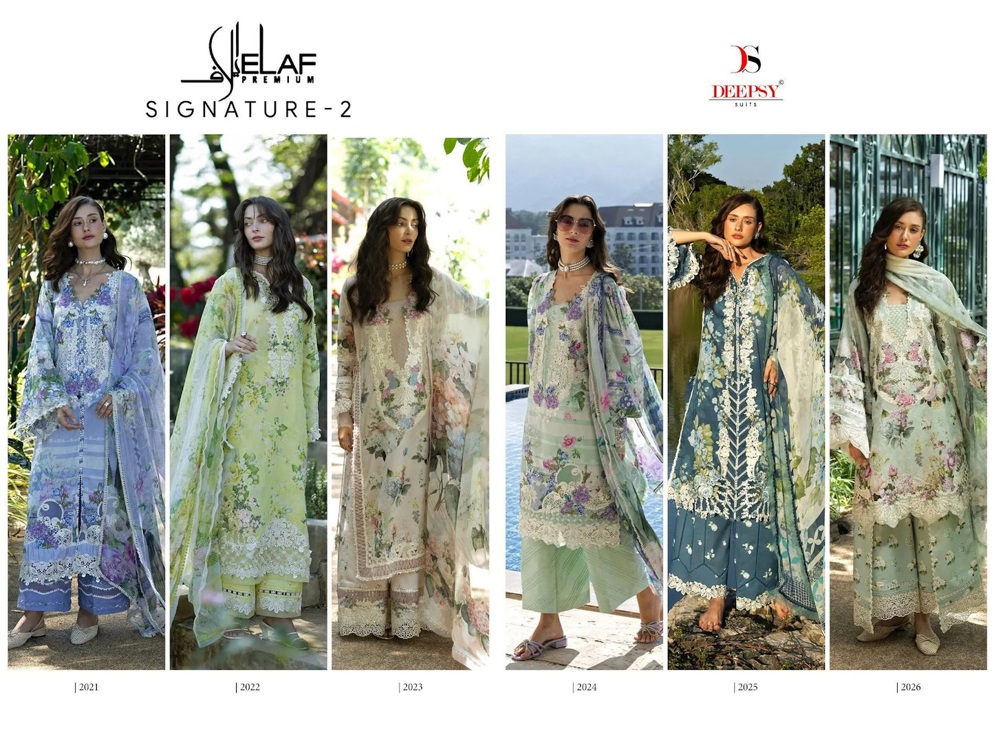 Elaf Premium Signature 2 Deepsy Cotton Pakistani Readymade Suits Supplier India