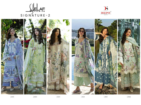 Elaf Premium Signature 2 Deepsy Cotton Pakistani Readymade Suits Supplier India