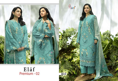 Elaf Premium Vol 2 Shree Fabs Cotton Pakistani Salwar Suits Wholesale Rate
