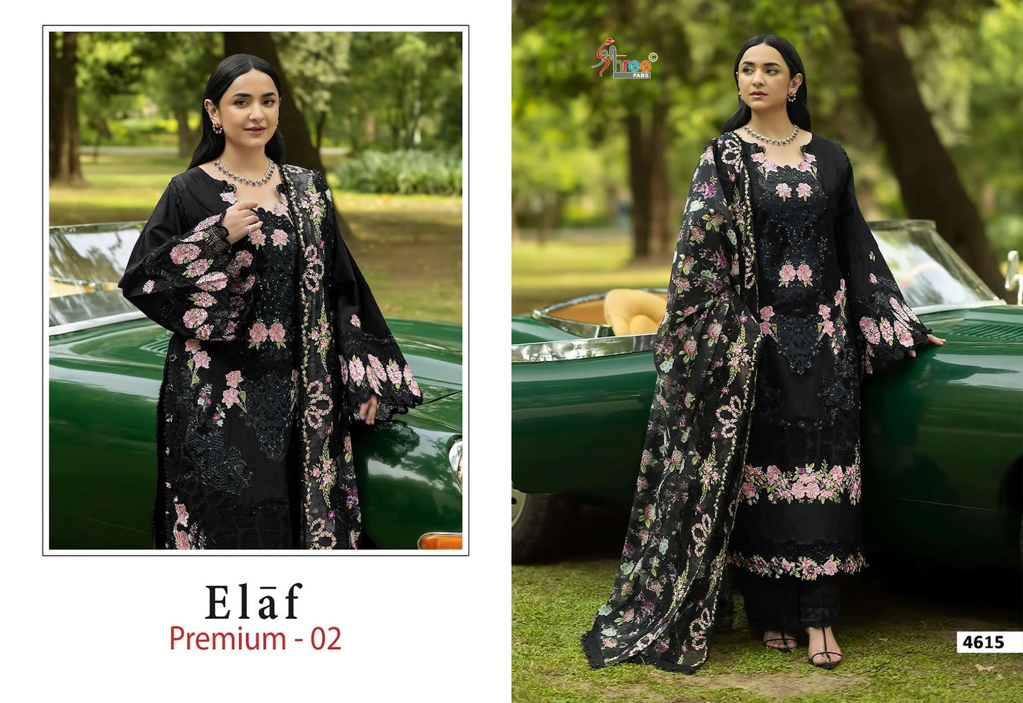 Elaf Premium Vol 2 Shree Fabs Cotton Pakistani Salwar Suits Wholesale Rate