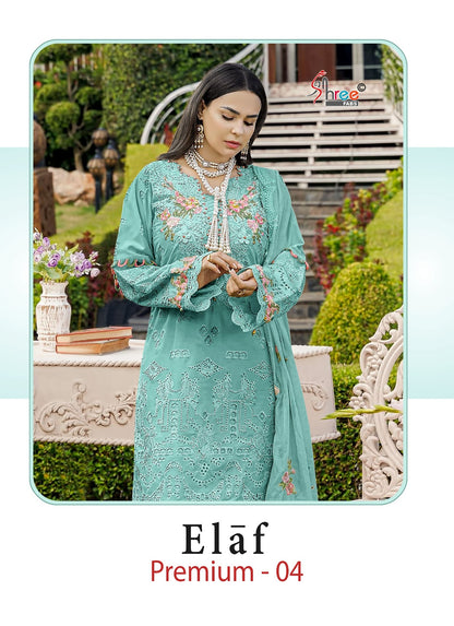Elaf Premium Vol 4 Shree Fabs Cotton Pakistani Salwar Suits Wholesaler India