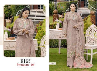 Elaf Premium Vol 4 Shree Fabs Cotton Pakistani Salwar Suits Wholesaler India
