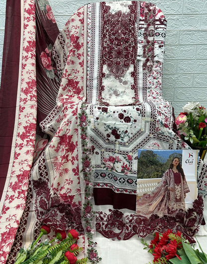 Elaf Signature Deepsy Cotton Pakistani Patch Work Suits Supplier