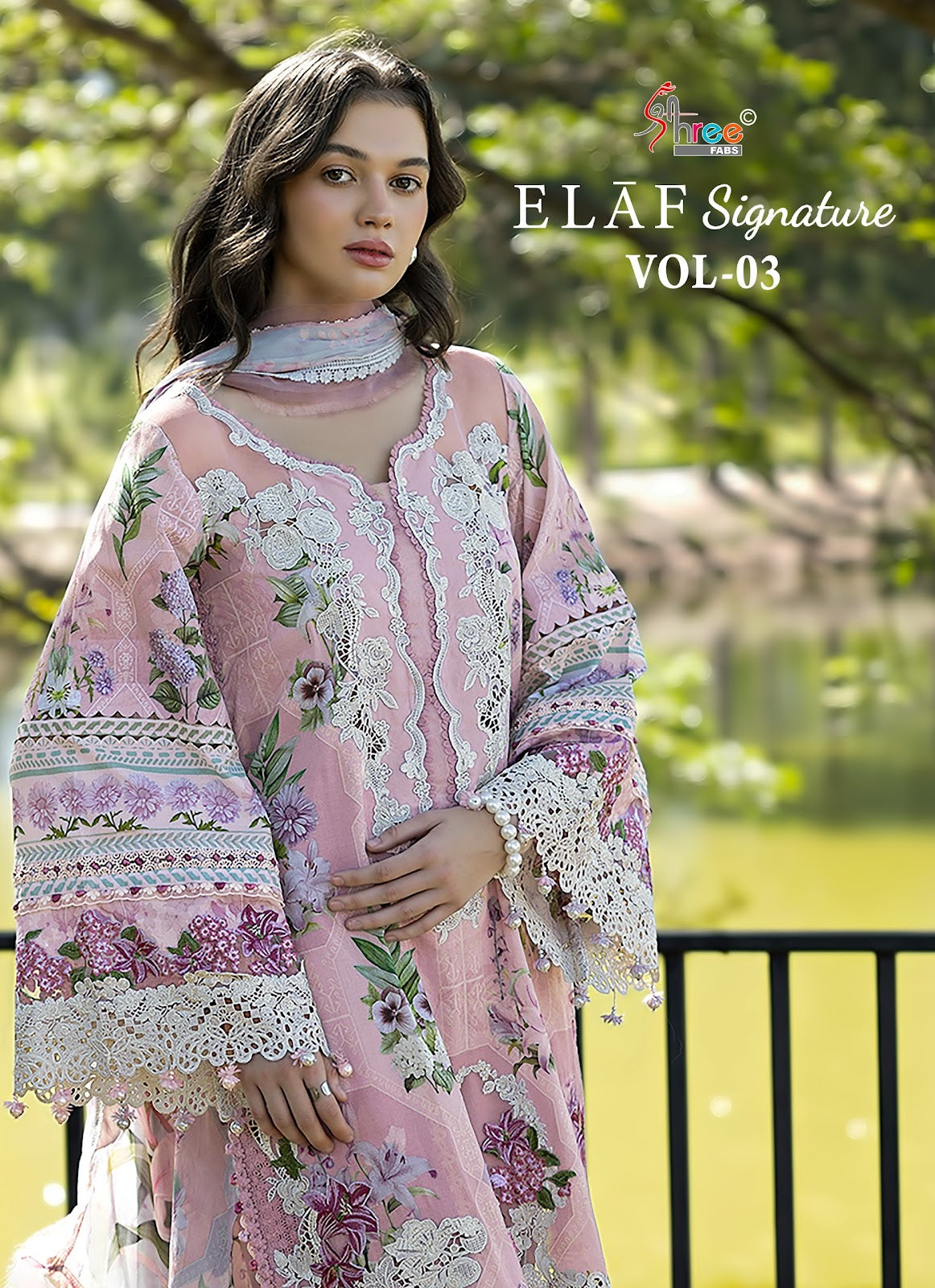 Elaf Signature Vol 3 Shree Fabs Cotton Pakistani Patch Work Suits Wholesale Price