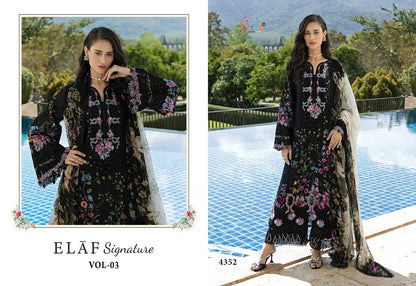 Elaf Signature Vol 3 Shree Fabs Cotton Pakistani Patch Work Suits Wholesale Price