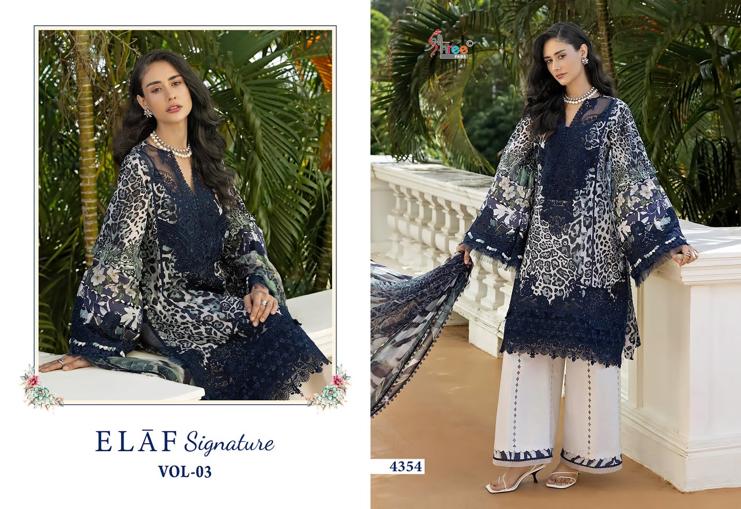 Elaf Signature Vol 3 Shree Fabs Cotton Pakistani Patch Work Suits Wholesale Price