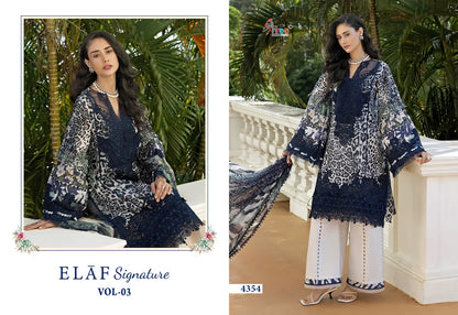 Elaf Signature Vol 3 Shree Fabs Cotton Pakistani Patch Work Suits Wholesale Price