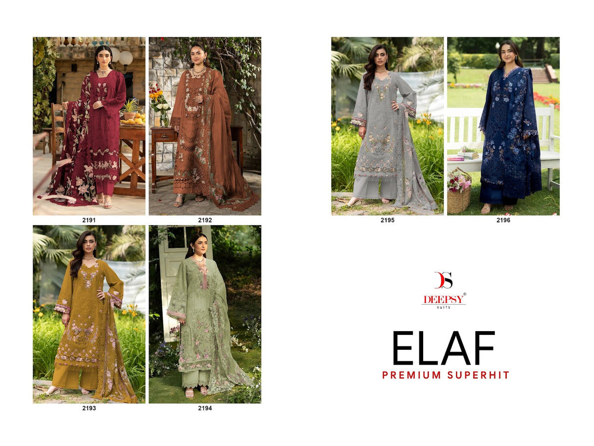 Elaf Super Hit Premium Deepsy Cotton Pakistani Patch Work Suits Manufacturer Ahmedabad