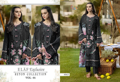 Elaf Vol 1 Exclusive Reyon Collection Shree Fabs Pakistani Salwar Suits Supplier Ahmedabad