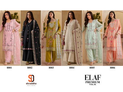 Elaf Vol 1 Premium Shraddha Designer Cotton Pakistani Patch Work Suits Wholesaler