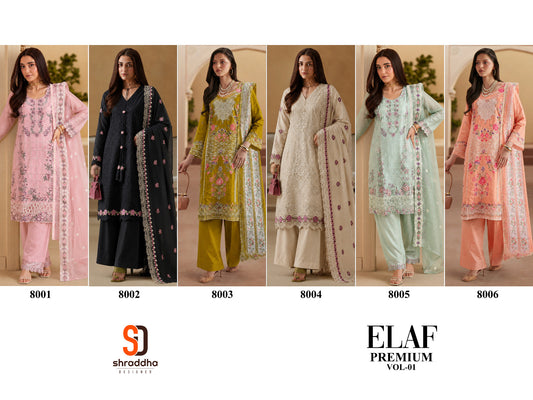 Elaf Vol 1 Premium Shraddha Designer Cotton Pakistani Patch Work Suits Wholesaler