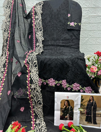 Elaf Vol 1 Premium Shraddha Designer Cotton Pakistani Patch Work Suits Wholesaler