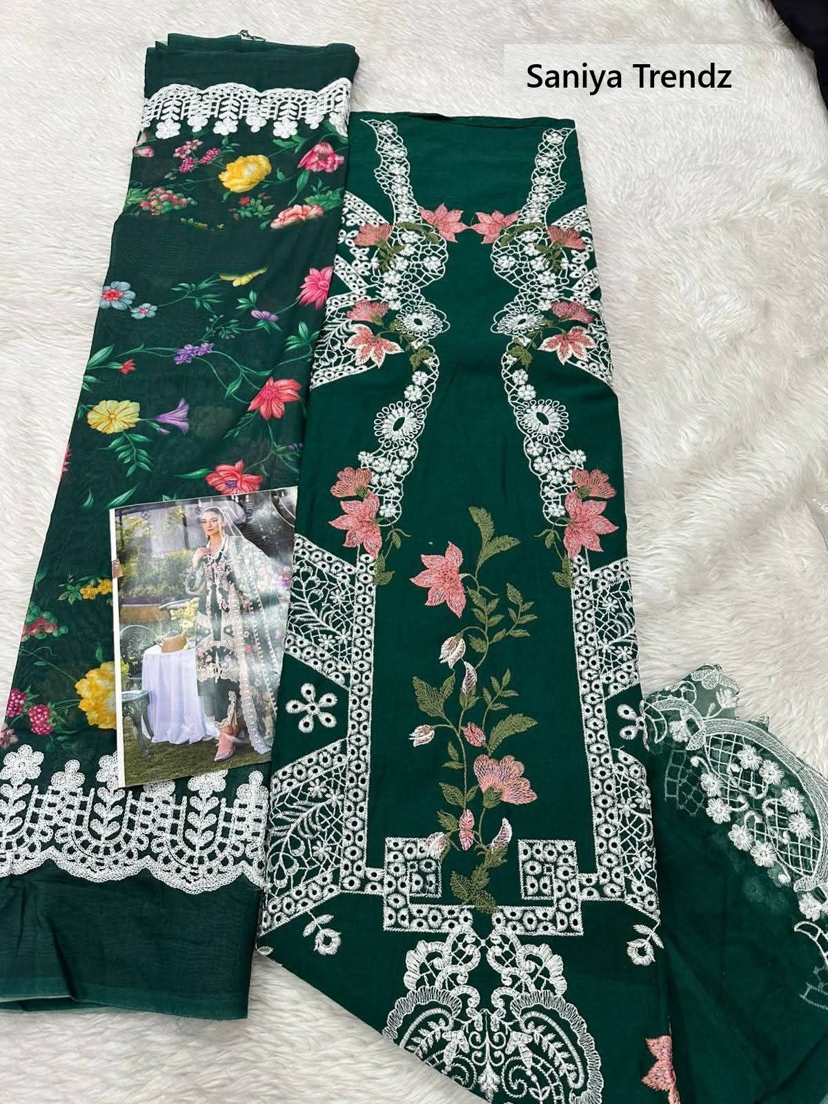 Elaf Vol 29 Dn 29001 Saniya Trendz Cotton Pakistani Salwar Suits Wholesaler Gujarat