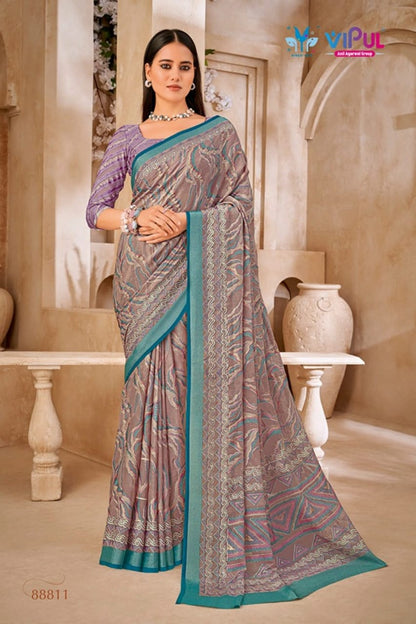 Elaichi 88804-88814 Vipul Brasso Sarees Supplier